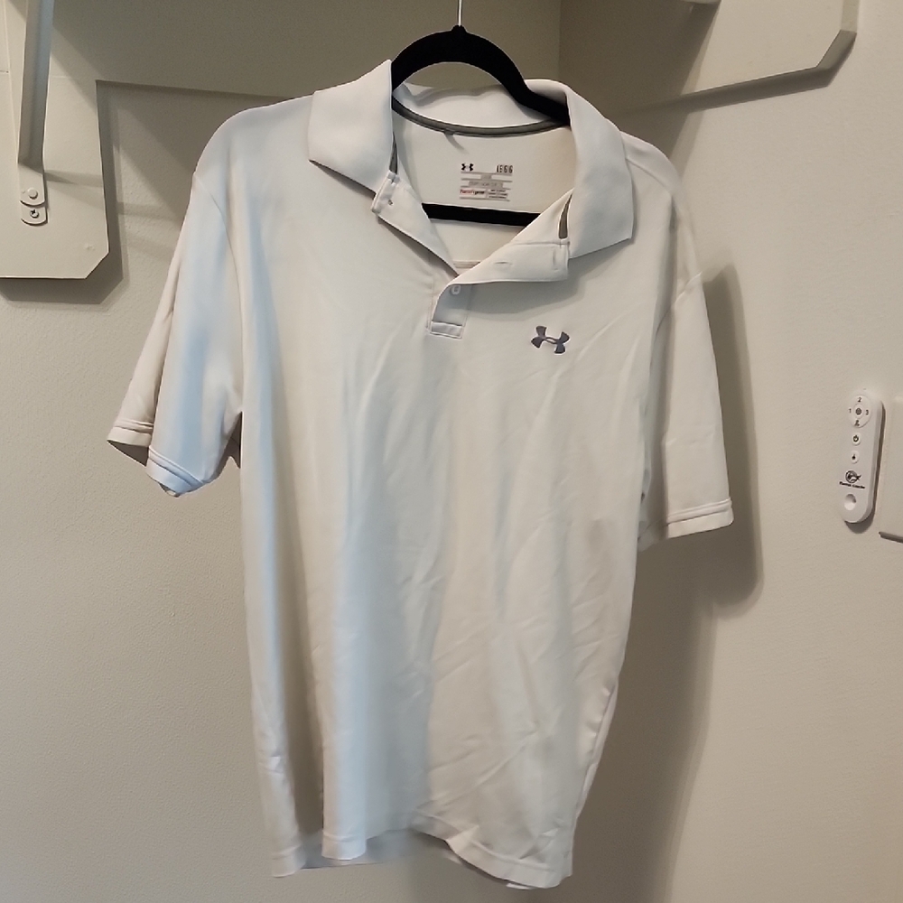Under Armour Men's Polo in Light Gray